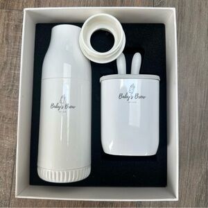 White Bottle Warmer Set